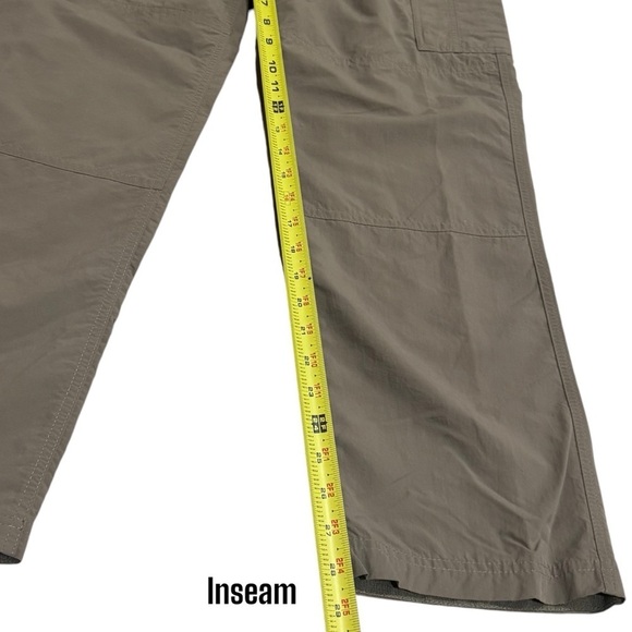 Craghoppers Tan Outdoor Cargo Pants Insect Shield Nosilife Men’s Size 36R - Picture 6 of 7